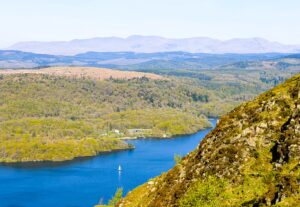 View of the Coniston Fells from Gummers How.