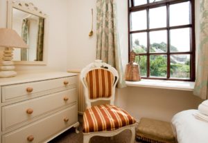 The single Bedroom at Bridgelands Cottage