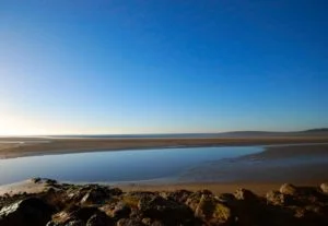 Morecambe Bay near Cark in Cartmel