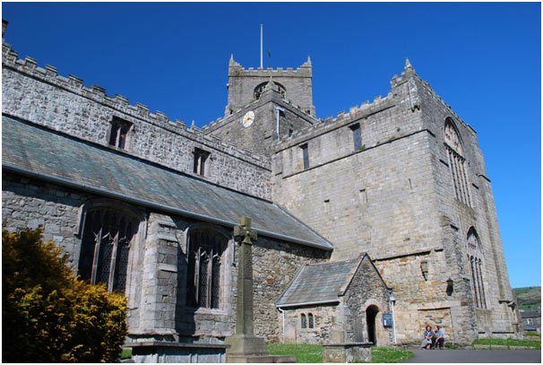 Stunning view of Cartmel Priory