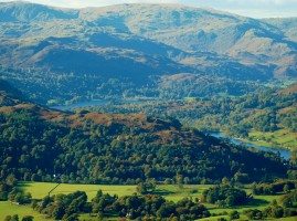 A Lake District view-ideal spot for a picnic