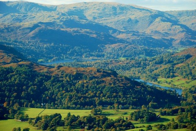 A Lake District view-ideal spot for a picnic