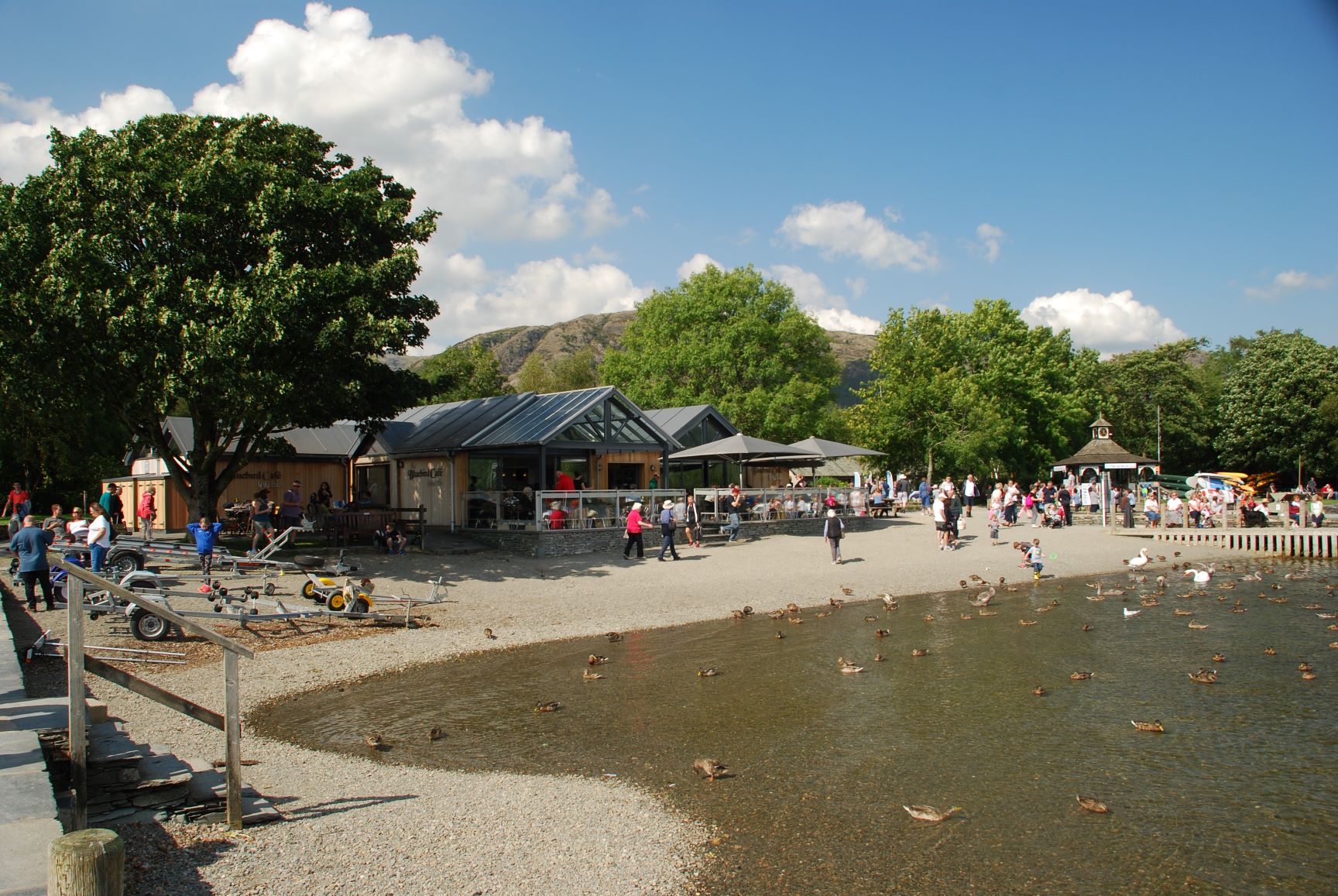 Bluebird Cafe on Coniston Water