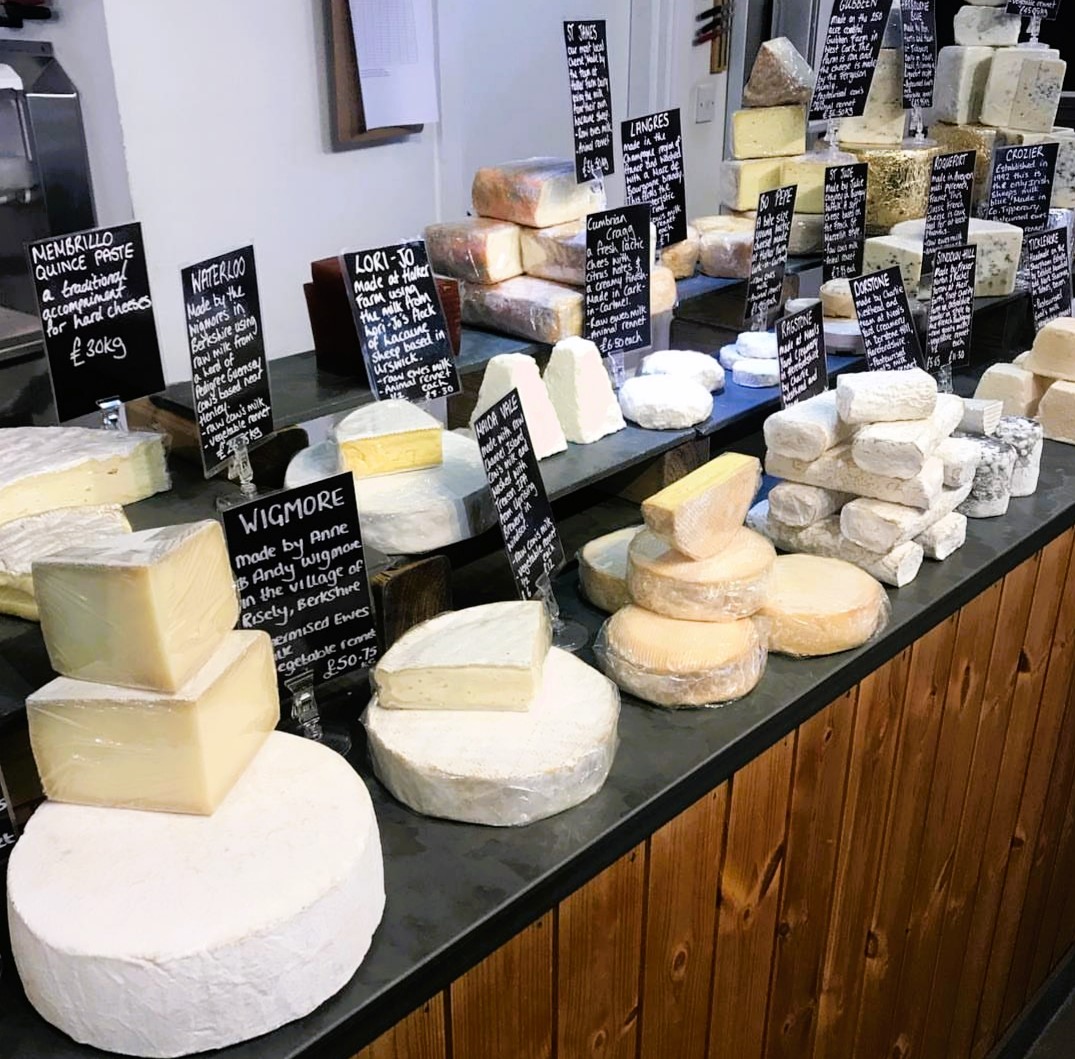 Photo of the cheese in Cartmel Cheese shop