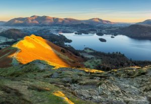 Image of Catbells mountain in Winter