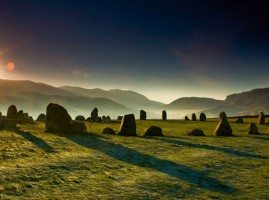 Castlerigg Stone Circle at dusk