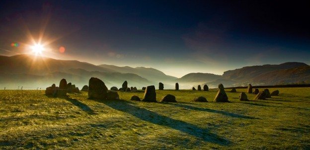 Castlerigg Stone Circle at dusk