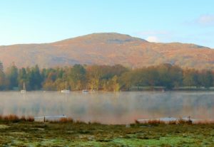 Coniston Water in Autumn