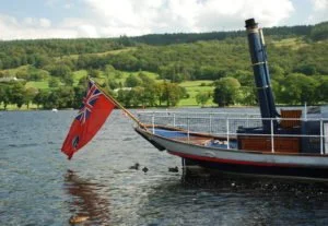 The Steam Gondola on Coniston Water