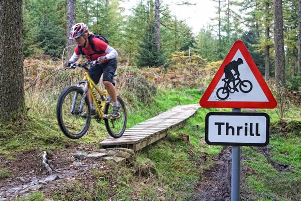 Mountain biking in Grizedale Forest