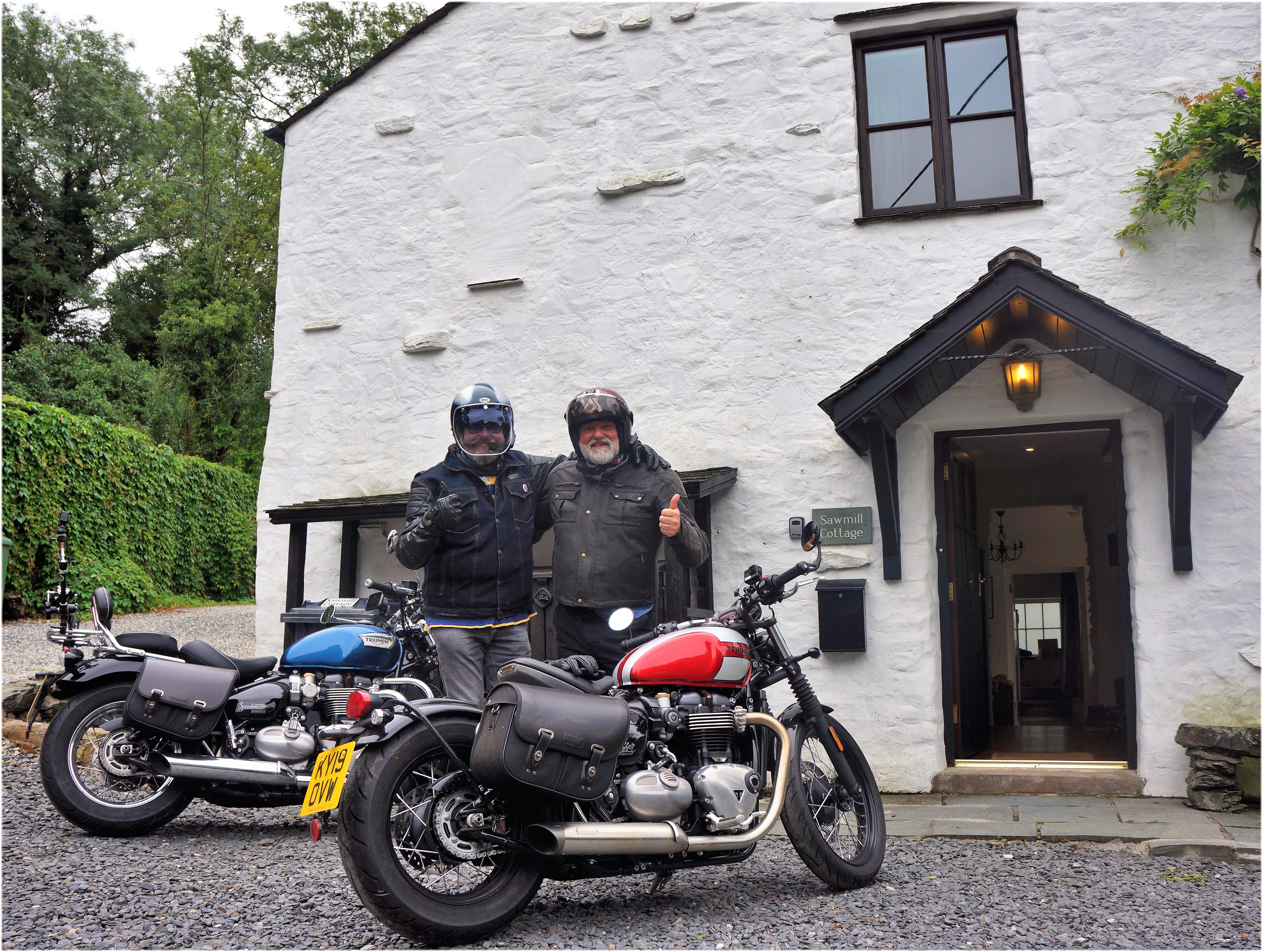 The Hairy Bikers at Sawmill Cottage on the BBC series