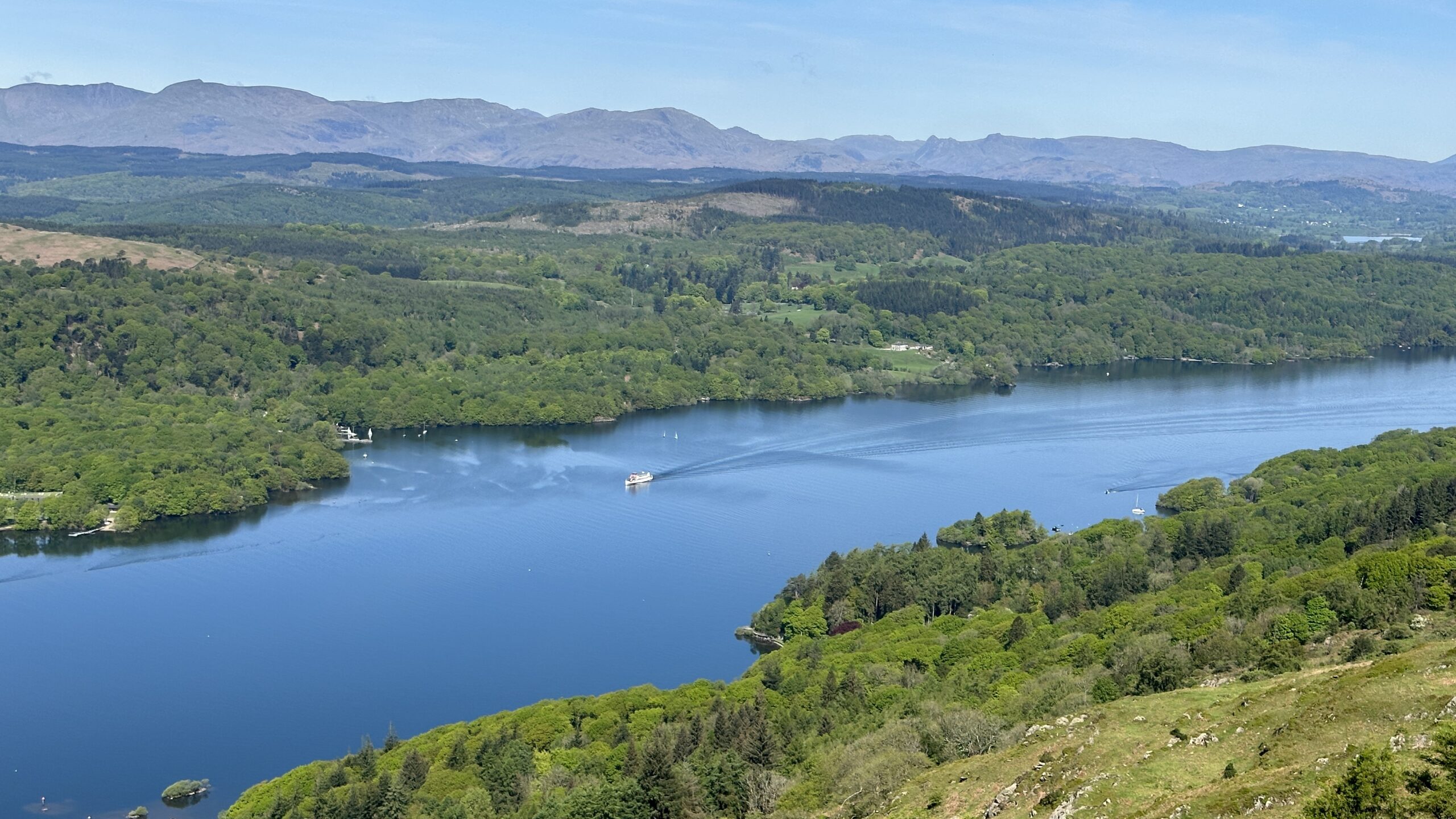 Windermere Steamer on Windermere Lake