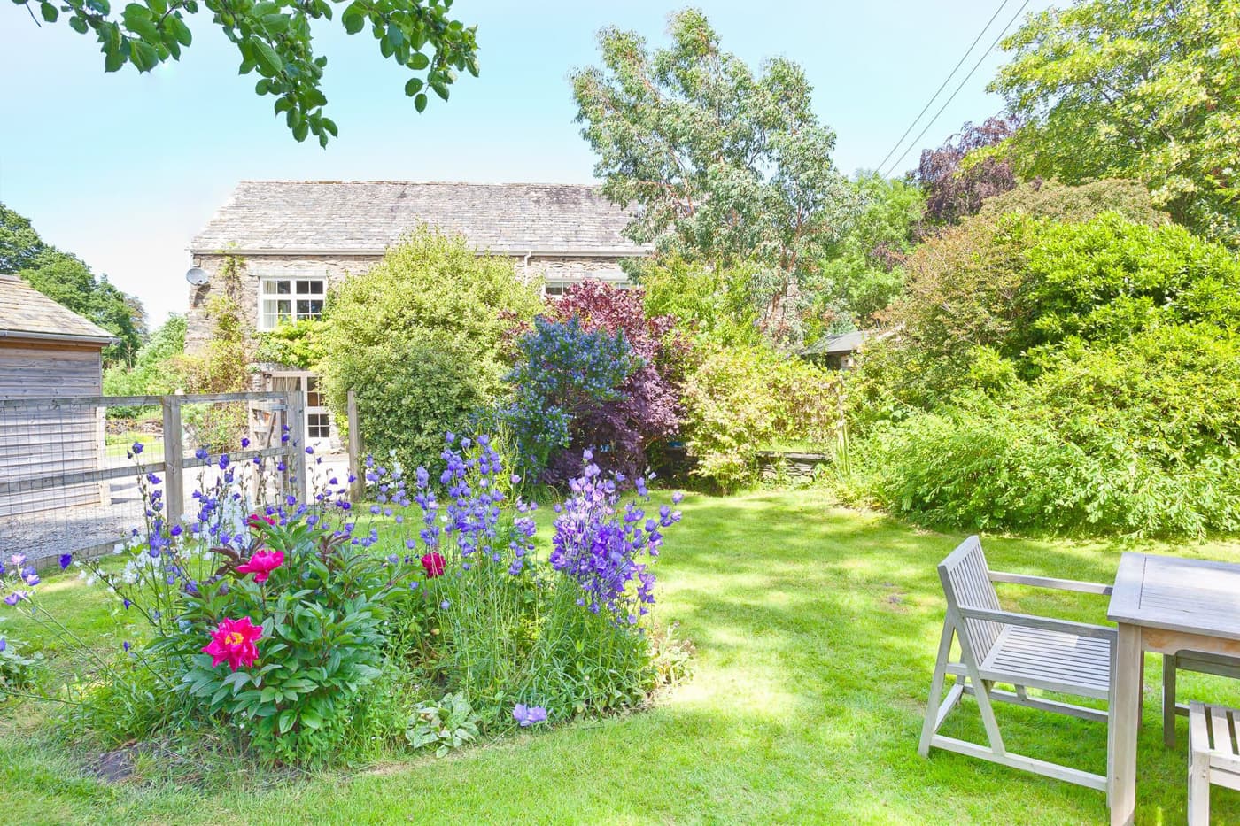 Charcoal House Garden in Summer