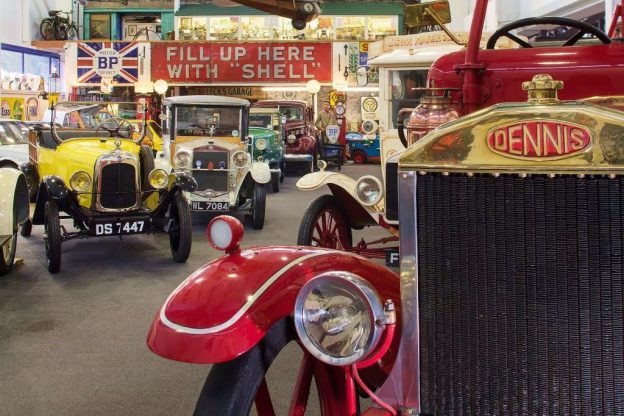 Vintage cars in the Lakeland Motor Museum