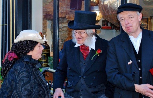 Image of three Dickensian characters