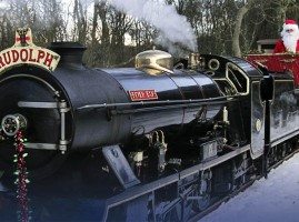 Steam train at the Ravenglass & Eskdale Railway