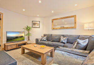 The new sitting room at Weavers Cottage in Cartmel