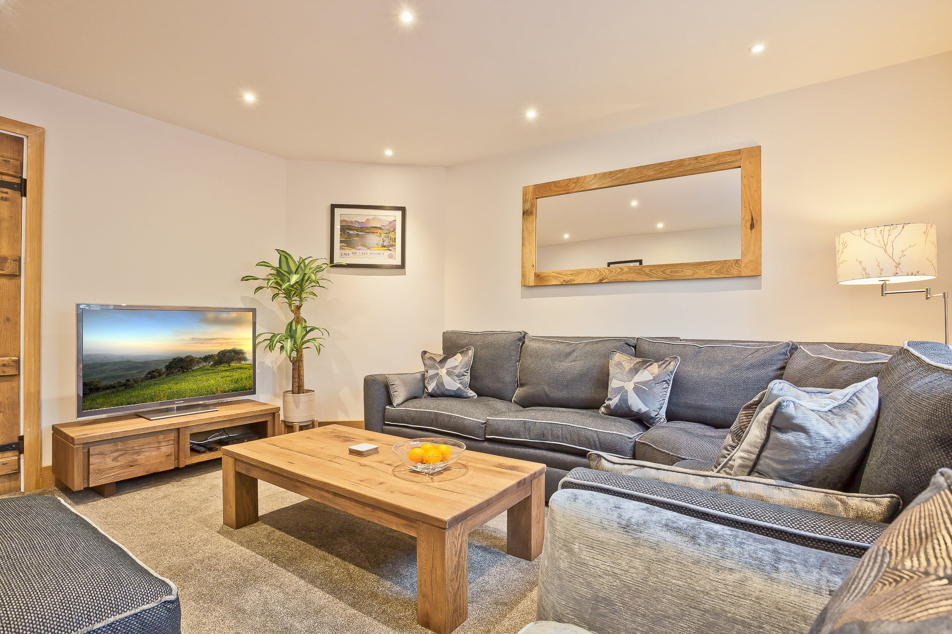 The sitting room at Weavers Cottage in Cartmel