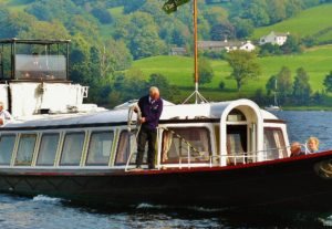 Image of the National Trust Steam Yacht Gondola on Coniston Water