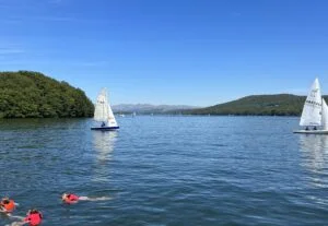 Swimming in Lake Windermere