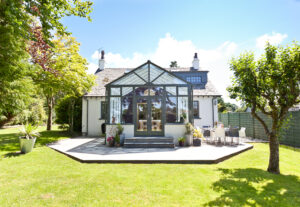 Image of the garden at Weavers Cottage in Cartmel